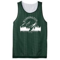 Washington The Ever Green State Mesh Reversible Basketball Jersey Tank