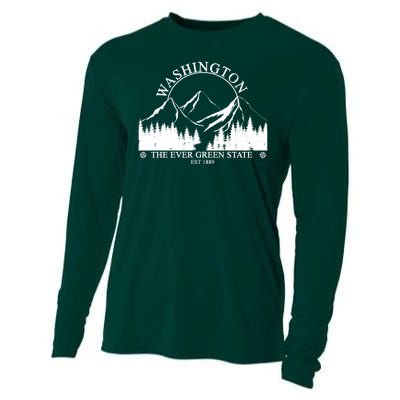 Washington The Ever Green State Cooling Performance Long Sleeve Crew