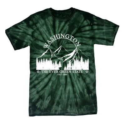 Washington The Ever Green State Tie-Dye T-Shirt