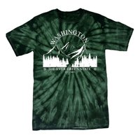 Washington The Ever Green State Tie-Dye T-Shirt