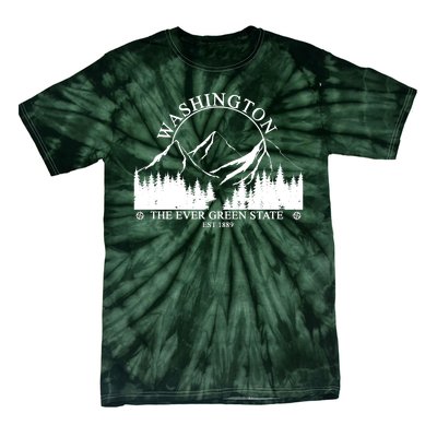 Washington The Ever Green State Tie-Dye T-Shirt