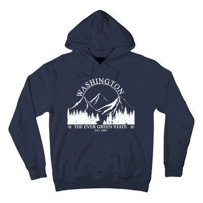 Washington The Ever Green State Tall Hoodie