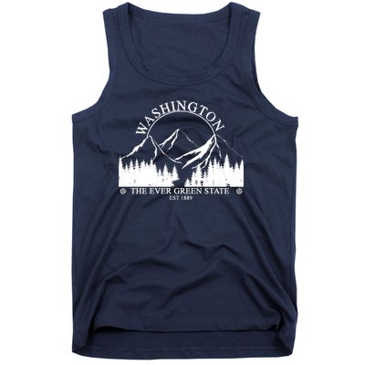 Washington The Ever Green State Tank Top