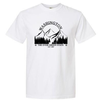 Washington The Ever Green State Garment-Dyed Heavyweight T-Shirt