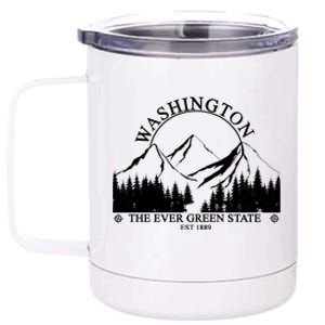 Washington The Ever Green State 12 oz Stainless Steel Tumbler Cup