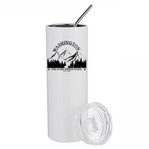 Washington The Ever Green State Stainless Steel Tumbler