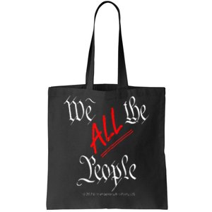 We All The People Zip Hoodie Tote Bag