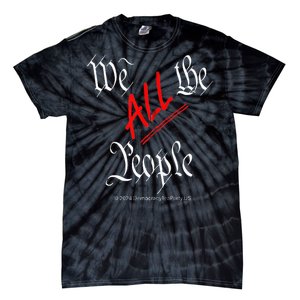 We All The People Zip Hoodie Tie-Dye T-Shirt