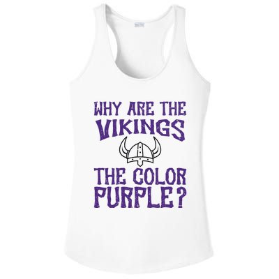 Why Are The Vikings The Colors Purple If YouD Been Choking Ladies PosiCharge Competitor Racerback Tank