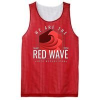 We Are The Red Wave Trump 2024 Vote Republican Mesh Reversible Basketball Jersey Tank