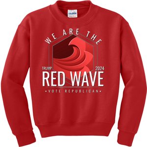 We Are The Red Wave Trump 2024 Vote Republican Kids Sweatshirt