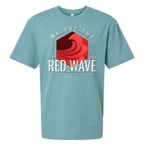 We Are The Red Wave Trump 2024 Vote Republican Sueded Cloud Jersey T-Shirt