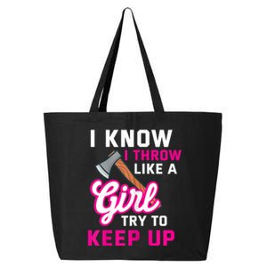 Womens Axe Throwing Quote For Your Axe Throwing Girlfriend 25L Jumbo Tote