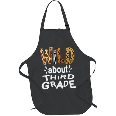 Wild about Third Grade Teacher Student First Day Of School Apron