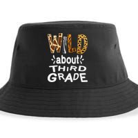 Wild about Third Grade Teacher Student First Day Of School Sustainable Bucket Hat