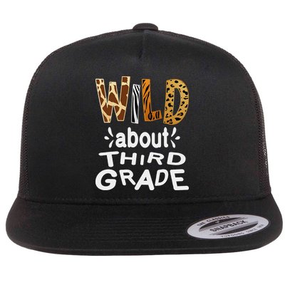 Wild about Third Grade Teacher Student First Day Of School Flatbill Hat