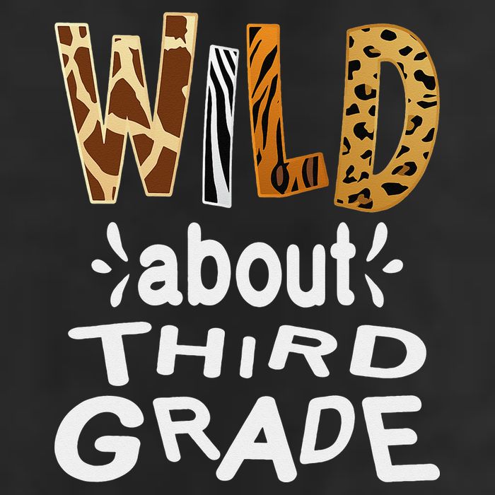 Wild about Third Grade Teacher Student First Day Of School Golf Towel