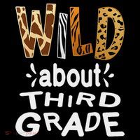 Wild about Third Grade Teacher Student First Day Of School Zip Tote Bag