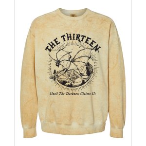 We Are The Thirteen From Now Until The Darkness Claims Us Colorblast Crewneck Sweatshirt