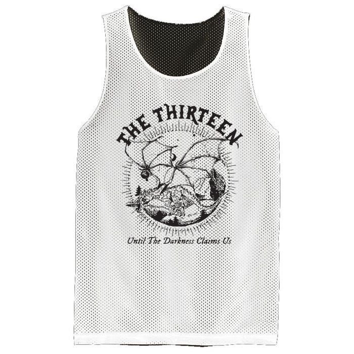 We Are The Thirteen From Now Until The Darkness Claims Us Mesh Reversible Basketball Jersey Tank