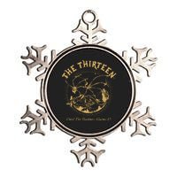 We Are The Thirteen From Now Until The Darkness Claims Us Metallic Star Ornament