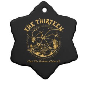 We Are The Thirteen From Now Until The Darkness Claims Us Ceramic Star Ornament