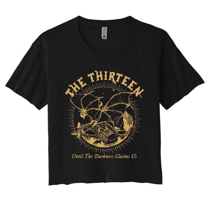 We Are The Thirteen From Now Until The Darkness Claims Us Women's Crop Top Tee