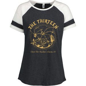 We Are The Thirteen From Now Until The Darkness Claims Us Enza Ladies Jersey Colorblock Tee