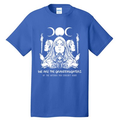 We Are The Granddaughters Of The Witches Feminism Funny Gift Tall T-Shirt