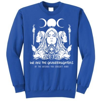 We Are The Granddaughters Of The Witches Feminism Funny Gift Tall Sweatshirt