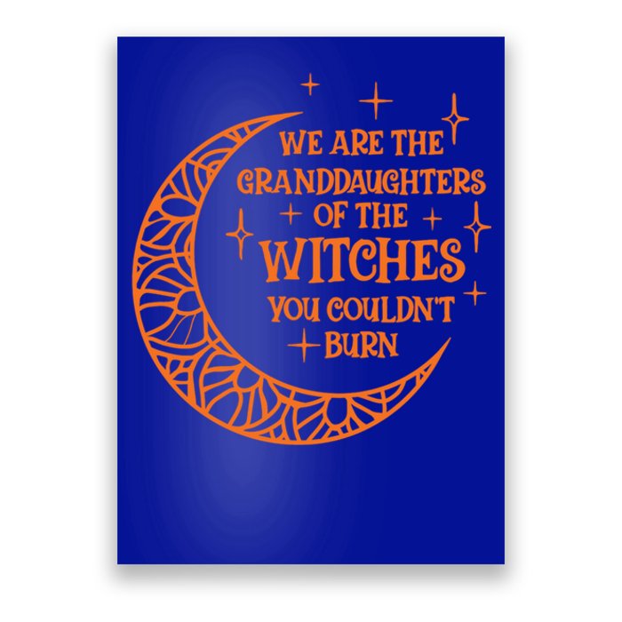 We Are The Granddaughters Of The Witches Funny Halloween Great Gift Poster