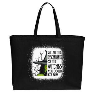 We Are The Descendants Of Witches You Could Not Burn Funny Cotton Canvas Jumbo Tote