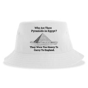 Why Are There Pyramids In Egypt They Were Too Heavy To Carry To England Sustainable Bucket Hat