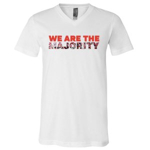 We Are The Majority V-Neck T-Shirt