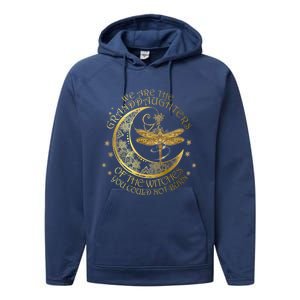 We Are The Granddaughters Of The Witches You Could Not Burn Funny Gift Performance Fleece Hoodie