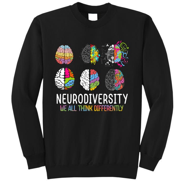 We All Think Differently Neurodiversity Autism Sweatshirt