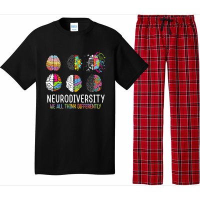 We All Think Differently Neurodiversity Autism Pajama Set