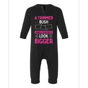 Waxing A Trimmed Bush Beauty Wax Esthetician Cosmetologist Infant Fleece One Piece