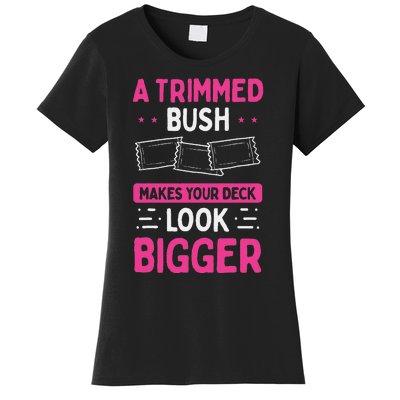 Waxing A Trimmed Bush Beauty Wax Esthetician Cosmetologist Women's T-Shirt