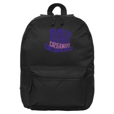 We Are The Music Makers, And We Are The Dreamers Design 16 in Basic Backpack