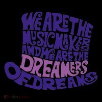 We Are The Music Makers, And We Are The Dreamers Design Cooling Performance Long Sleeve Crew