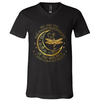 We Are The Granddaughters Of The Witches You Could Not Burn V-Neck T-Shirt