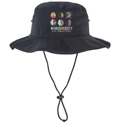 We All Think Differently Neurodiversity Autism Legacy Cool Fit Booney Bucket Hat