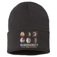 We All Think Differently Neurodiversity Autism Sustainable Knit Beanie