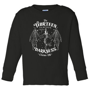 We Are The Thirteen From Now Until The Darkness Claim Toddler Long Sleeve Shirt