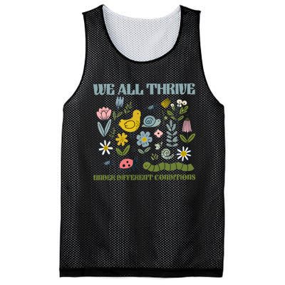 We All Thrive Under Different Conditions Mesh Reversible Basketball Jersey Tank