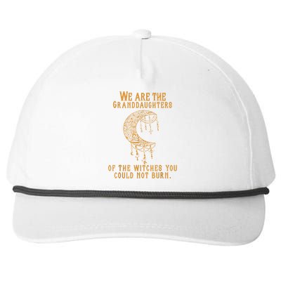 We Are The Granddaughters Of The Witches You Could Not Burn Snapback Five-Panel Rope Hat