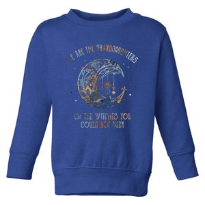 We Are The Granddaughters Of The Witches You Could Not Burn Gift Toddler Sweatshirt