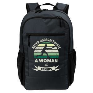 Wo At Tennis Funny Sports Xmas Funny Gift Mom Gift Daily Commute Backpack