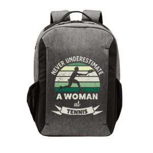 Wo At Tennis Funny Sports Xmas Funny Gift Mom Gift Vector Backpack